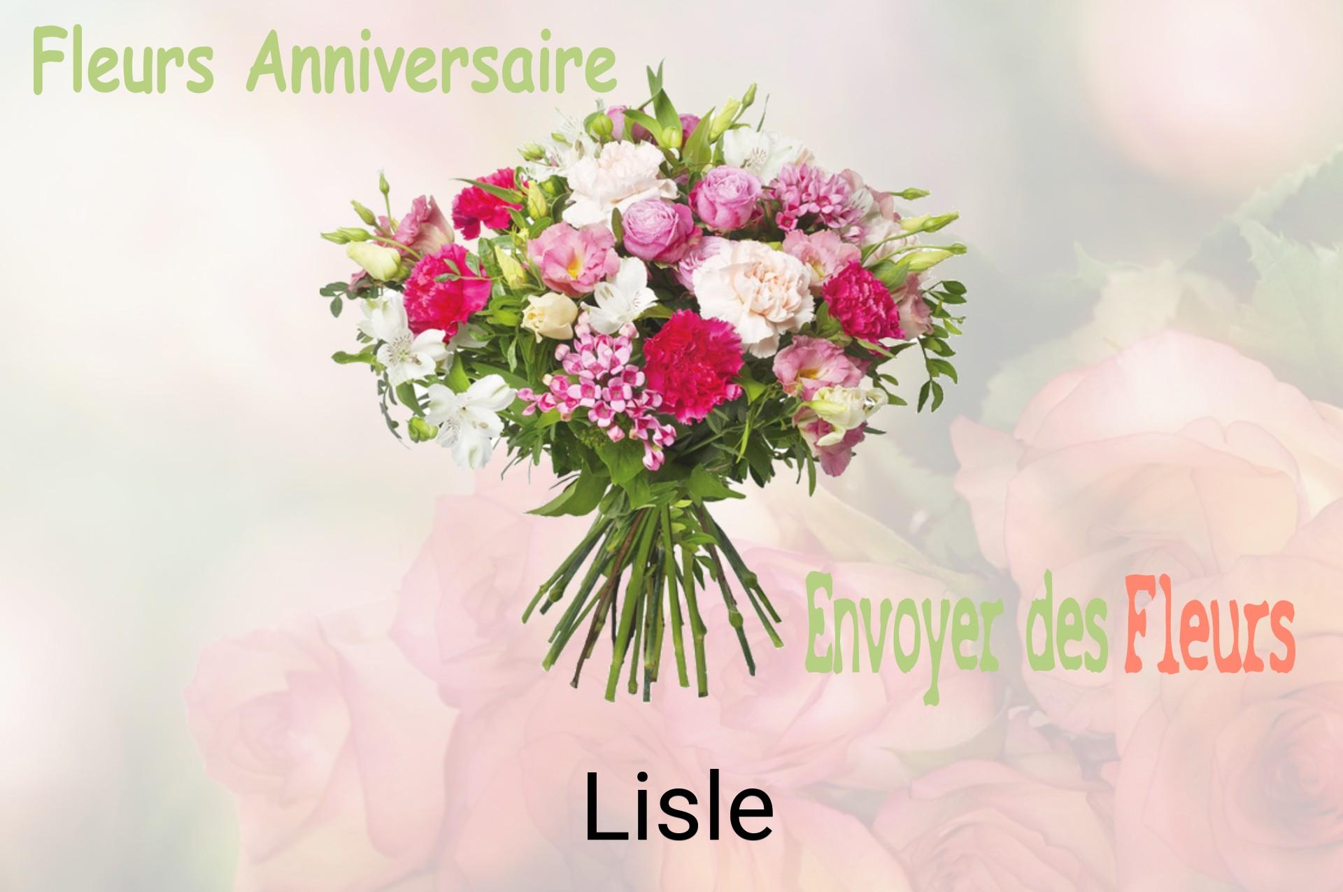 Bouquet de fleurs d’anniversaire livré à Lisle