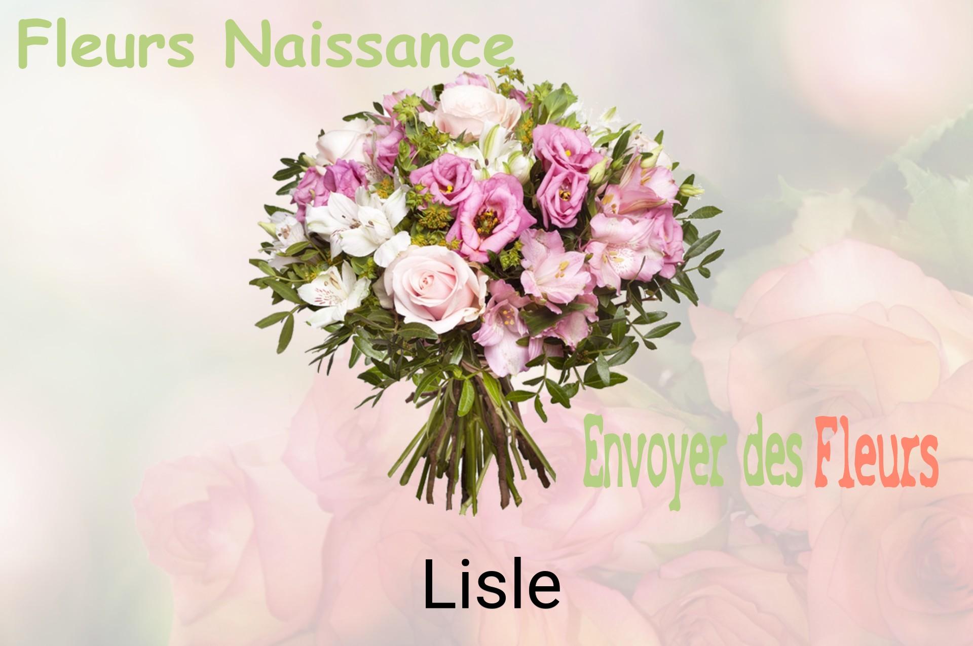 Bouquet de fleurs de naissance livré à Lisle